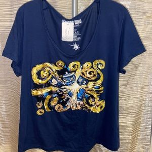 Dr Who Tardis Shirt authentic BBC MERCH